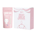 QEY® 120 Stuks Moedermelk Bewaarzakjes Roze
