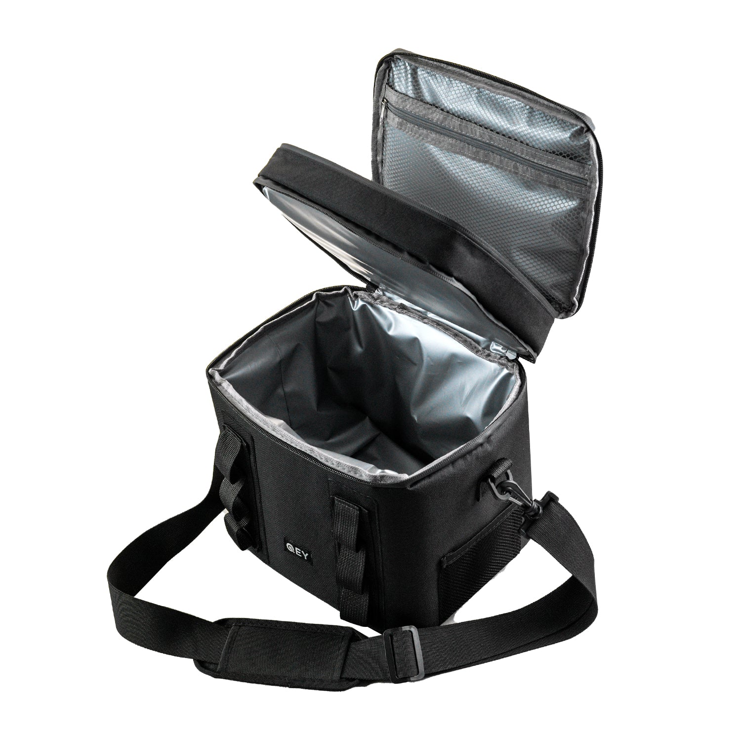QEY® - Koeltas voor Moedermelk Bewaarzakjes - Borstvoeding Kolftas voor Onderweg - Zwart
