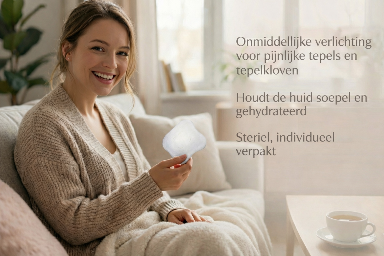 QEY® 12 Stuks Hydrogel Pads - Tepelbeschermers - Borst Kompressen