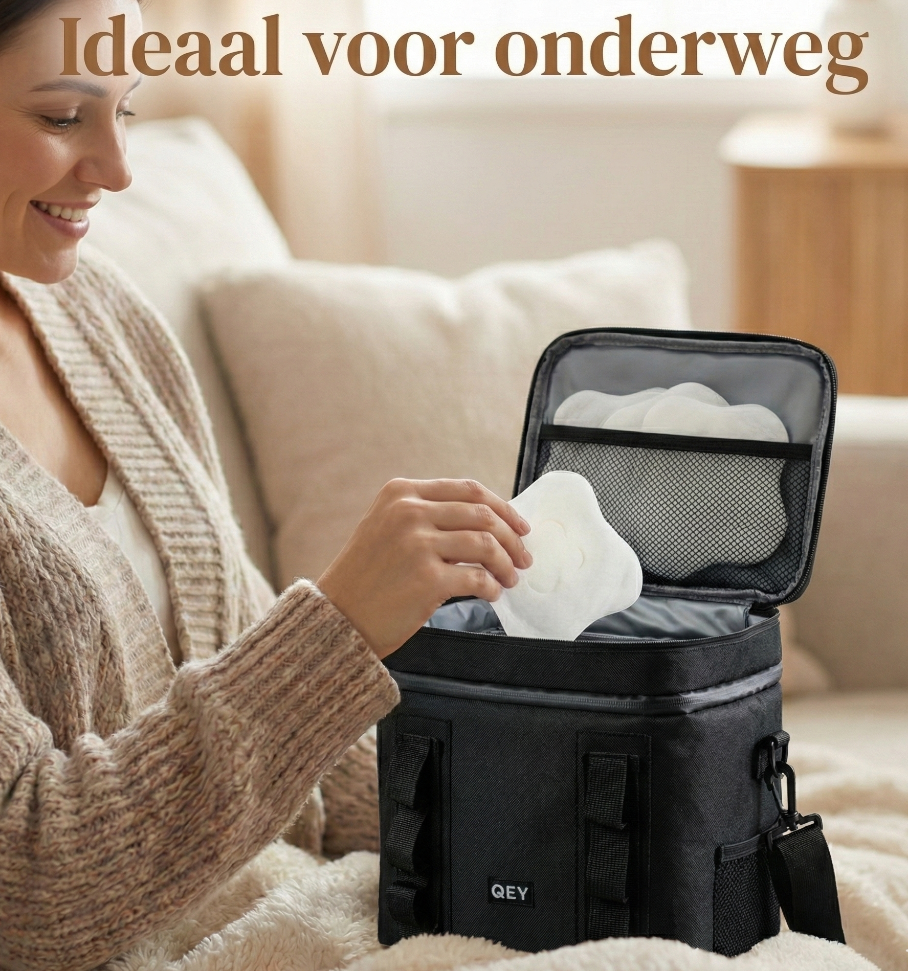 QEY® 12 Stuks Hydrogel Pads - Tepelbeschermers - Borst Kompressen