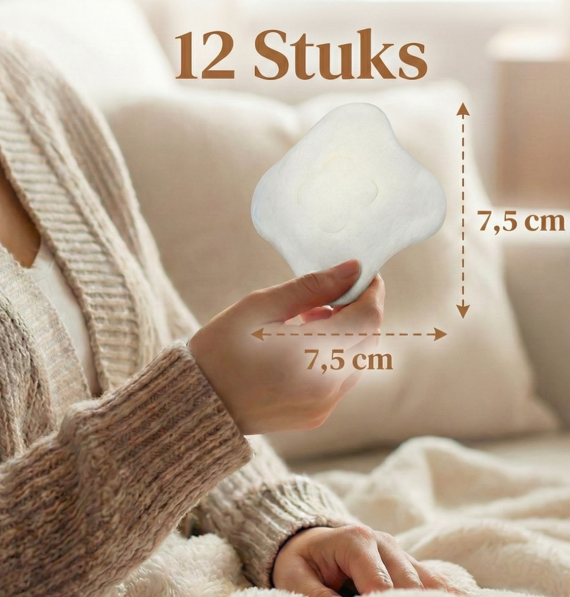 QEY® 12 Stuks Hydrogel Pads - Tepelbeschermers - Borst Kompressen